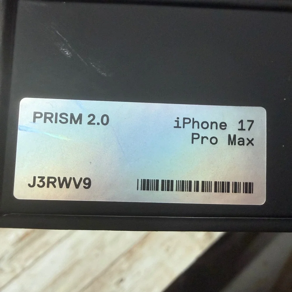 dbrand Prism 2.0 Screen Protector iPhone 17 Pro Max Clear Installation Kit